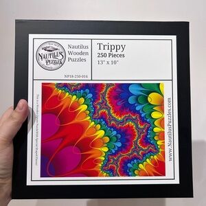 Nautilus Puzzles "Trippy" 250-Piece Wooden Puzzle